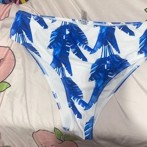 SHEIN plus size  floral bikini bottoms